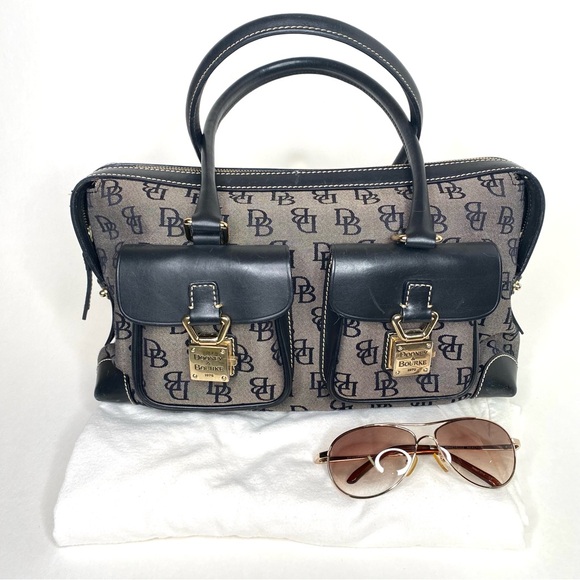 DOONEY & BOURKE Vintage Y2K Gray black Shoulder Bag